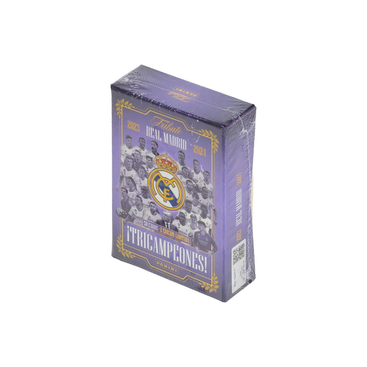 2023/24 Panini Real Madrid Tribute Three-Time Champion Soccer Hobby Set