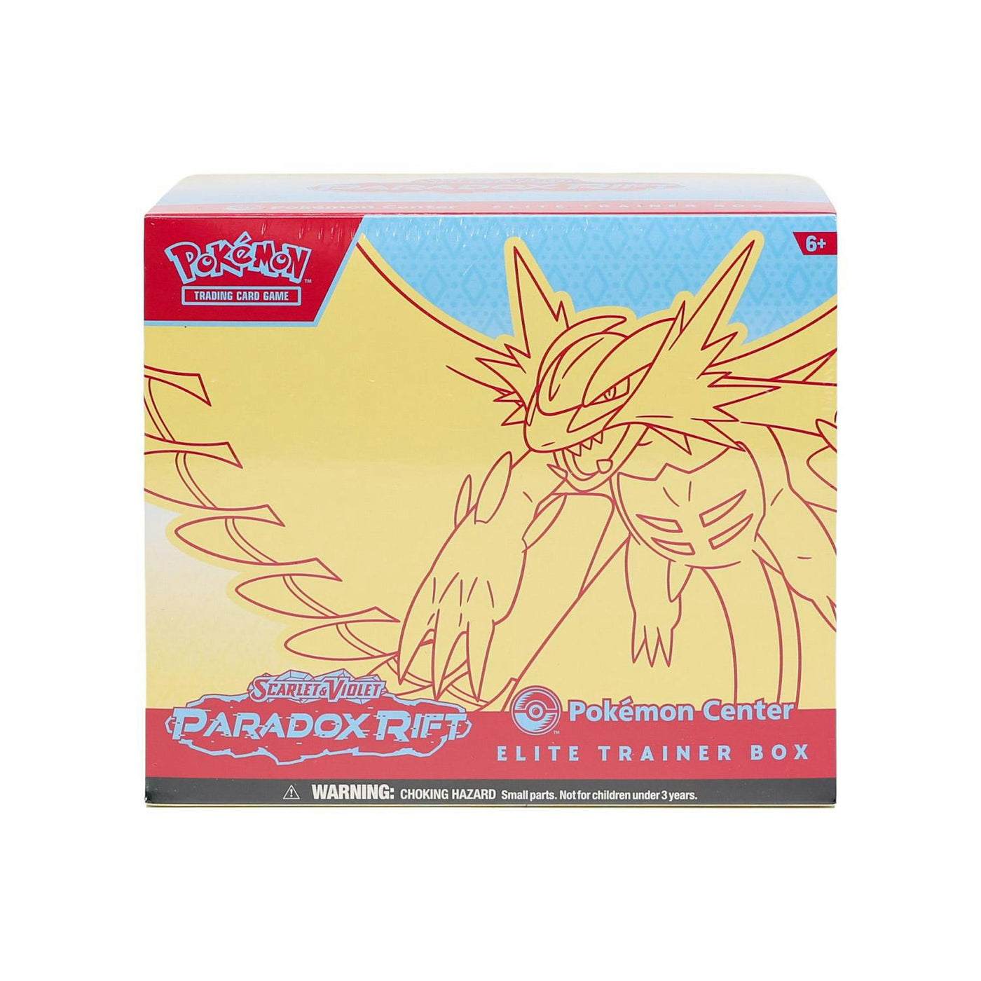 Pokemon Scarlet & Violet: Paradox Rift Roaring Moon Pokemon Center Elite Trainer Box