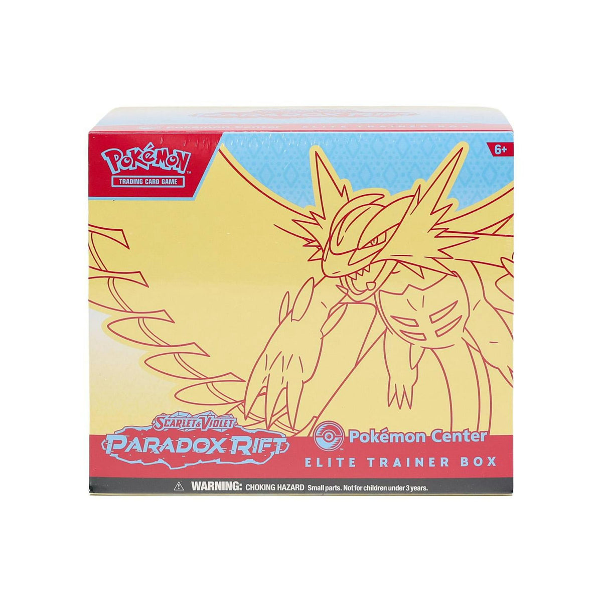 Pokemon Scarlet & Violet: Paradox Rift Roaring Moon Pokemon Center Elite Trainer Box