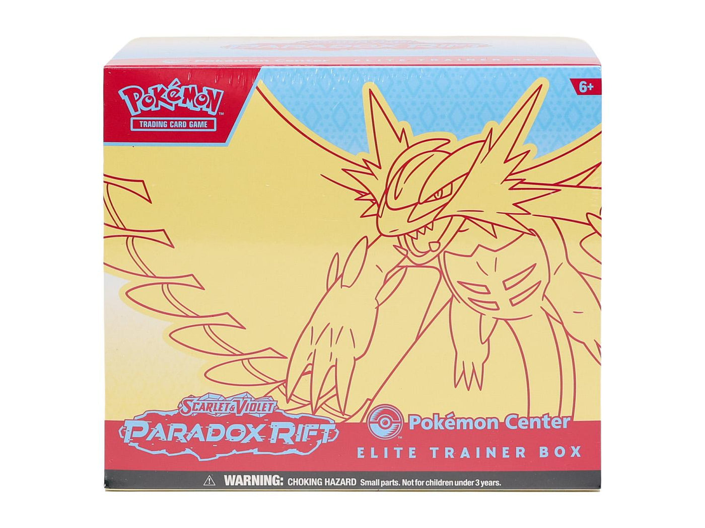 Pokemon Scarlet & Violet: Paradox Rift Roaring Moon Pokemon Center Elite Trainer Box