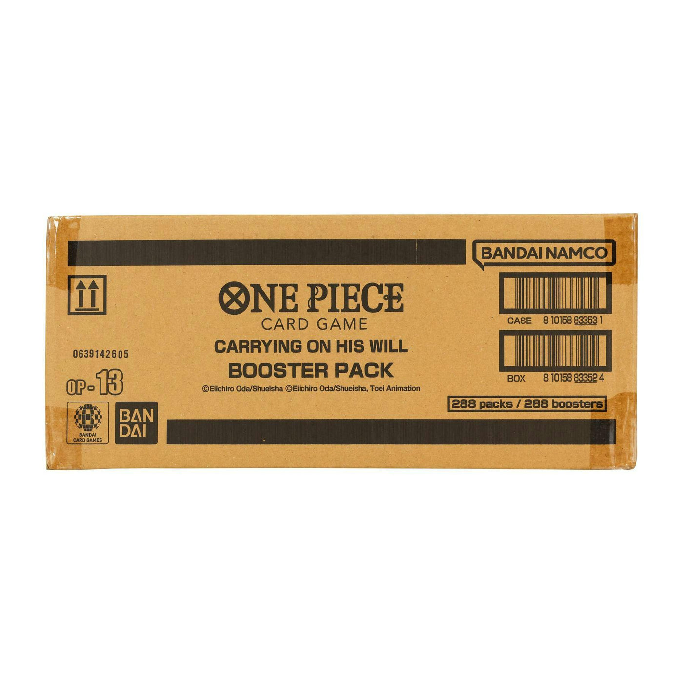 One Piece TCG: Carrying On His Will (OP-13) Booster 12-Box Case