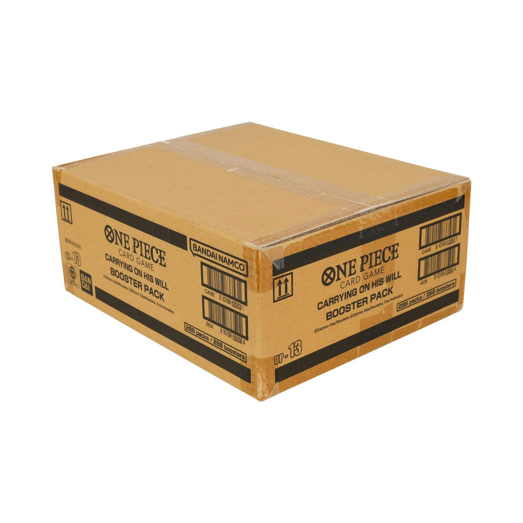 One Piece TCG: Carrying On His Will (OP-13) Booster 12-Box Case