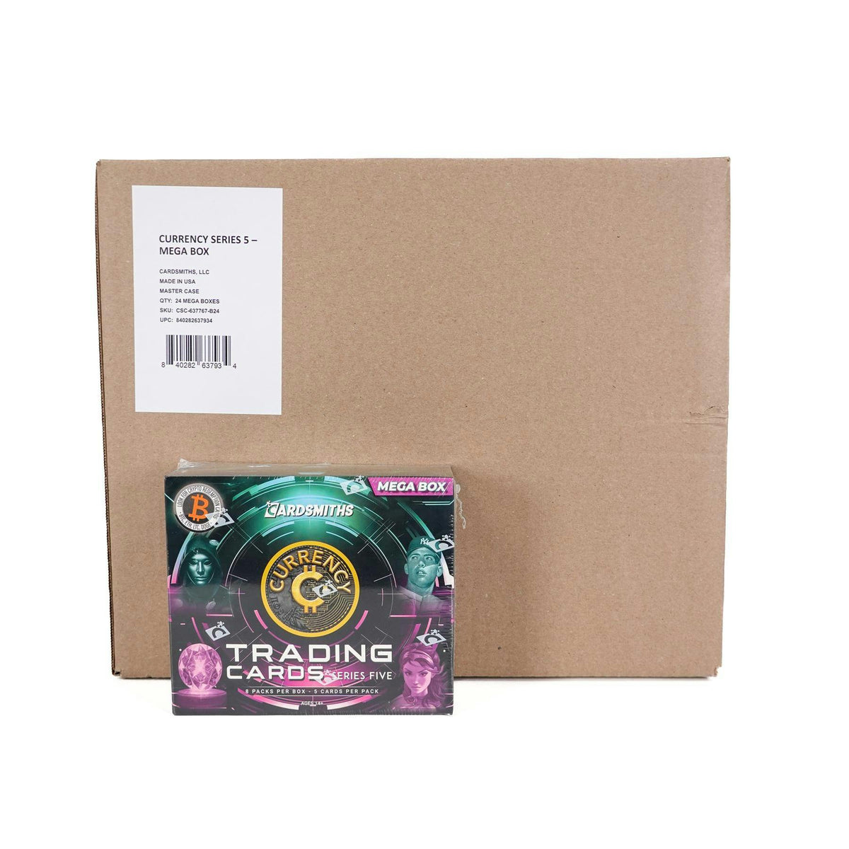 2025 Cardsmiths Currency Trading Cards Series 5 Mega 24-Box Case