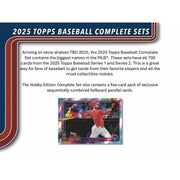 2025 Topps Factory Set Baseball Hobby (Box) Case (12 Sets)