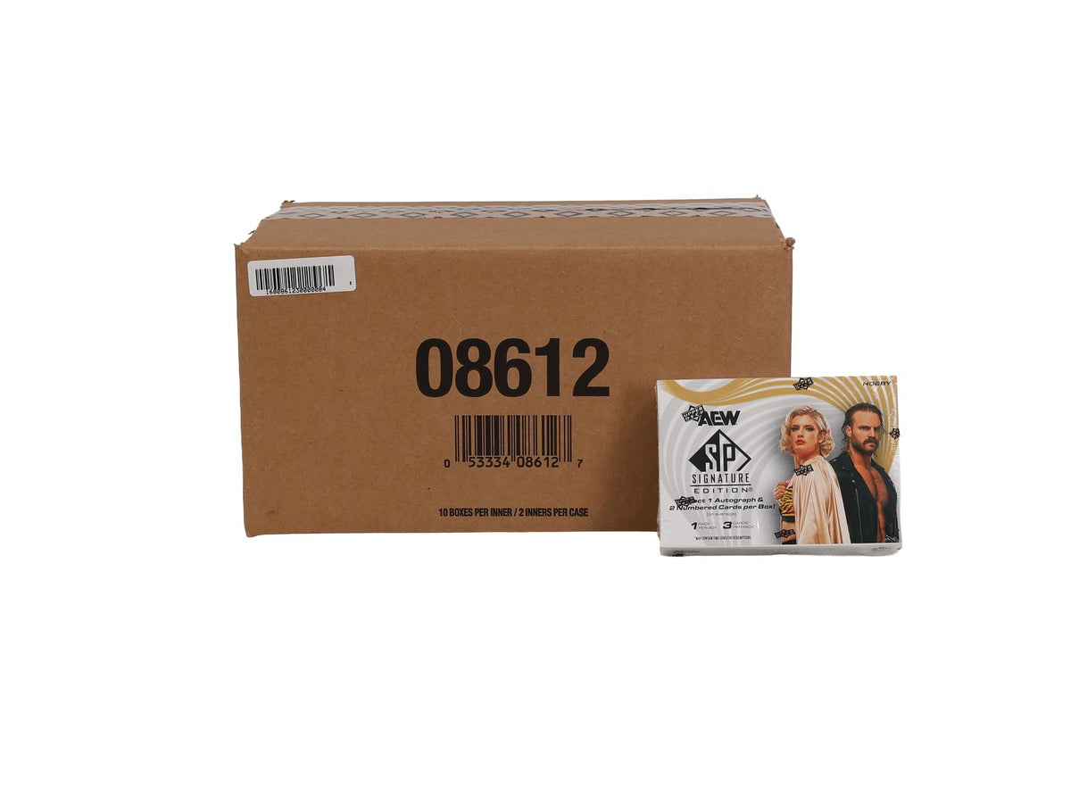 2025 Upper Deck SP Signature Edition AEW Wrestling Hobby 20-Box Case