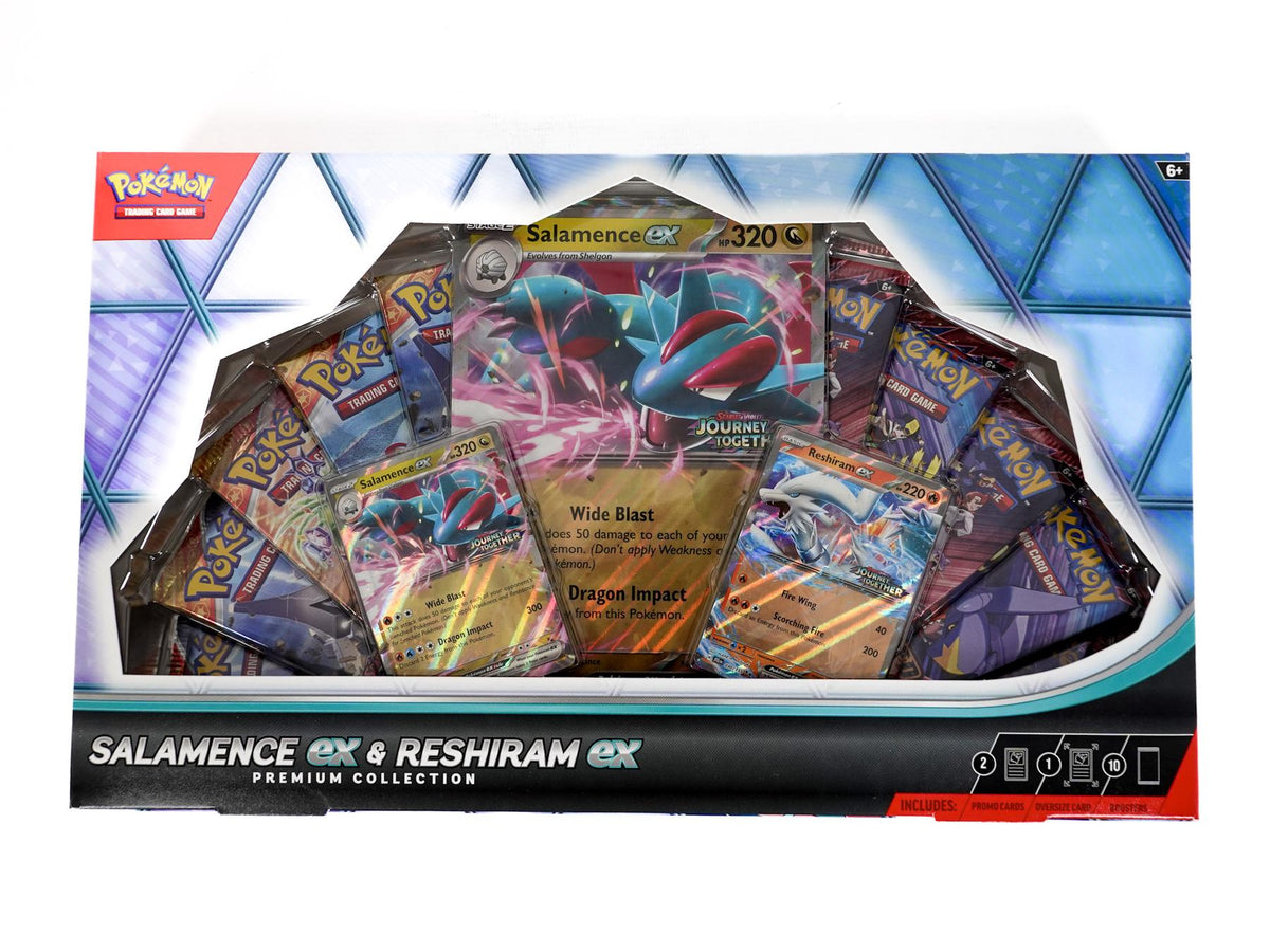 Pokemon Salamence ex & Reshiram ex Premium Collection Box
