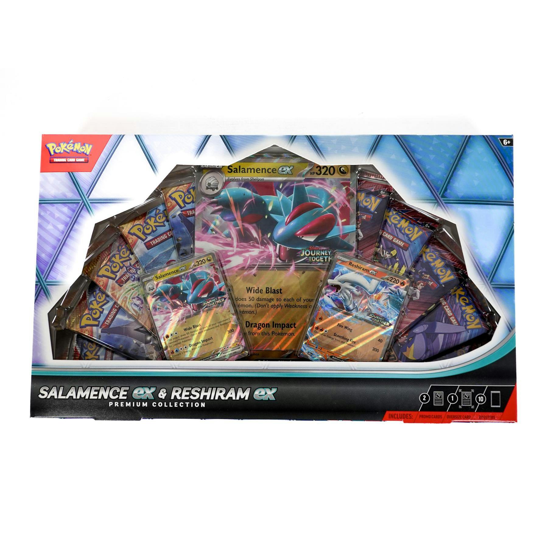 Pokemon Salamence ex & Reshiram ex Premium Collection Box