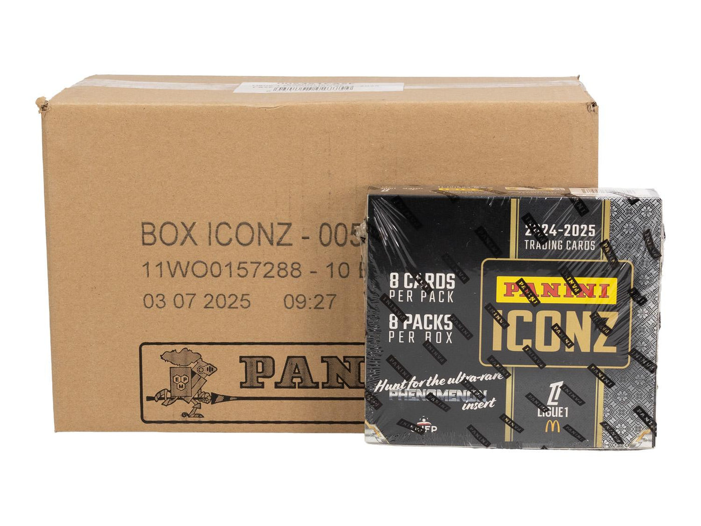 2024/25 Panini Iconz Ligue 1 Soccer Hobby 10-Box Case