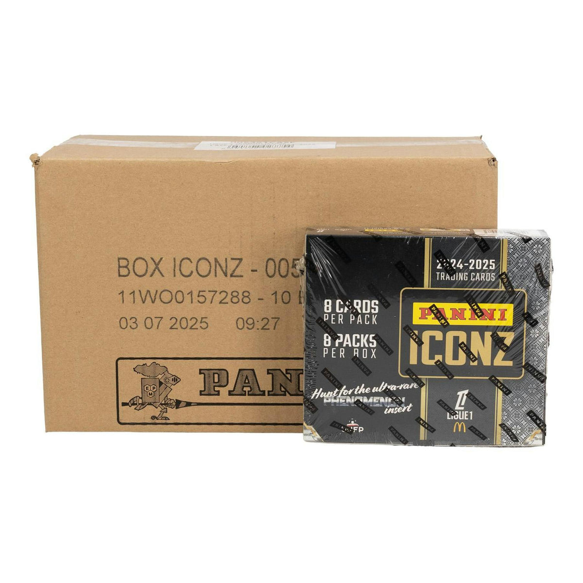 2024/25 Panini Iconz Ligue 1 Soccer Hobby 10-Box Case