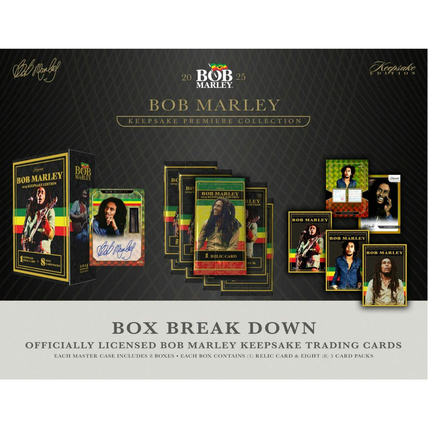 2025 Keepsake Bob Marley Keepsake Premier Hobby 8-Box Case