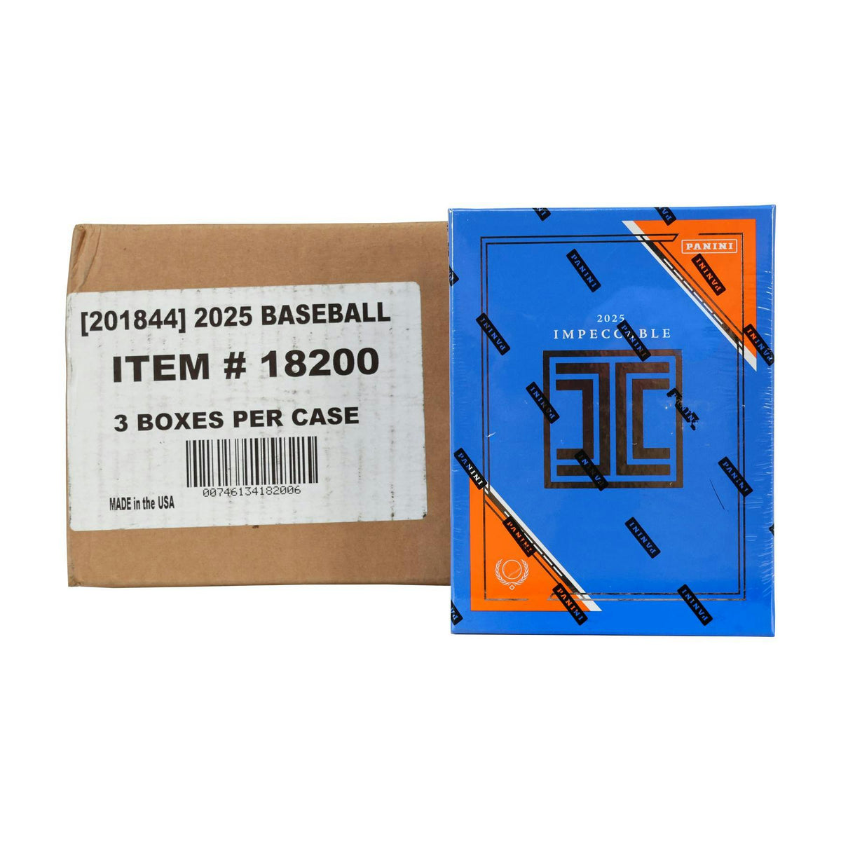 2025 Panini Impeccable Baseball Hobby 3-Box Case