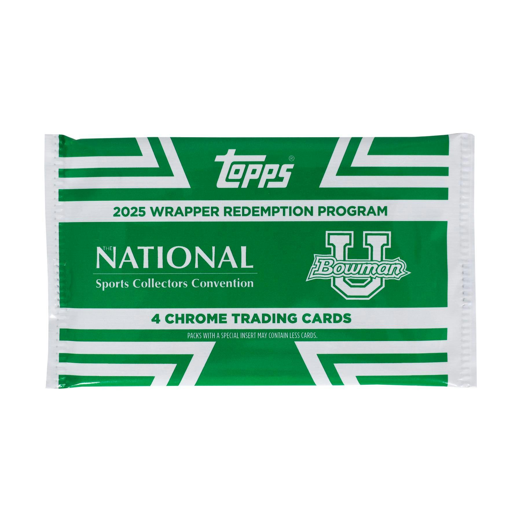 2025 Topps Bowman U Football National Sports Convention Silver Pack