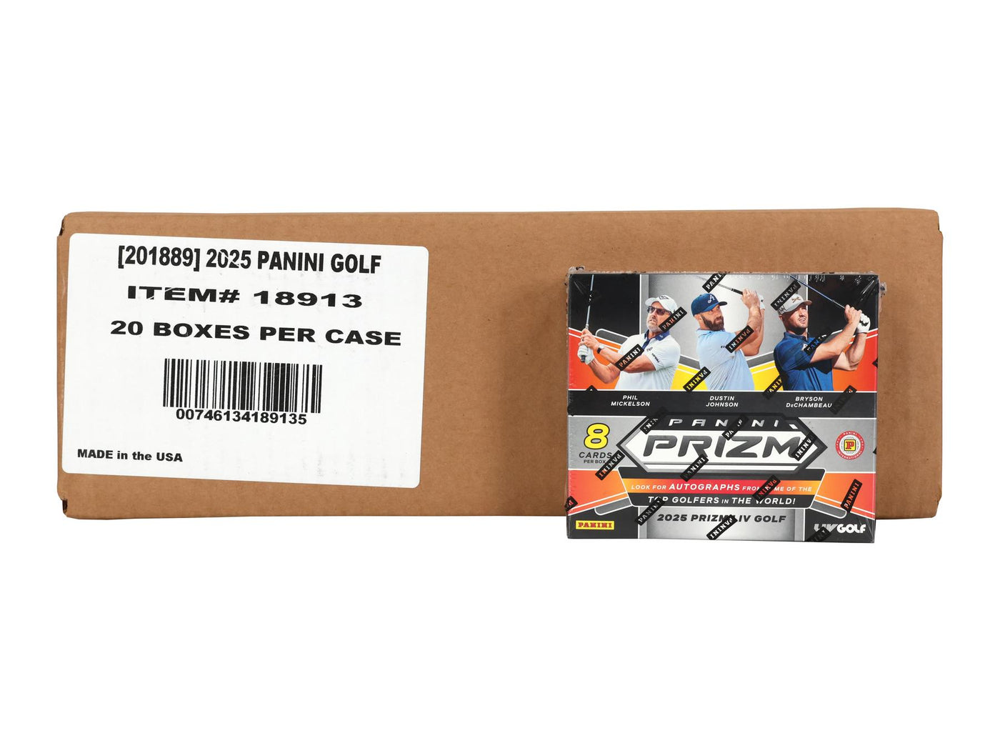 2025 Panini Prizm LIV Golf International Hobby 20-Box Case
