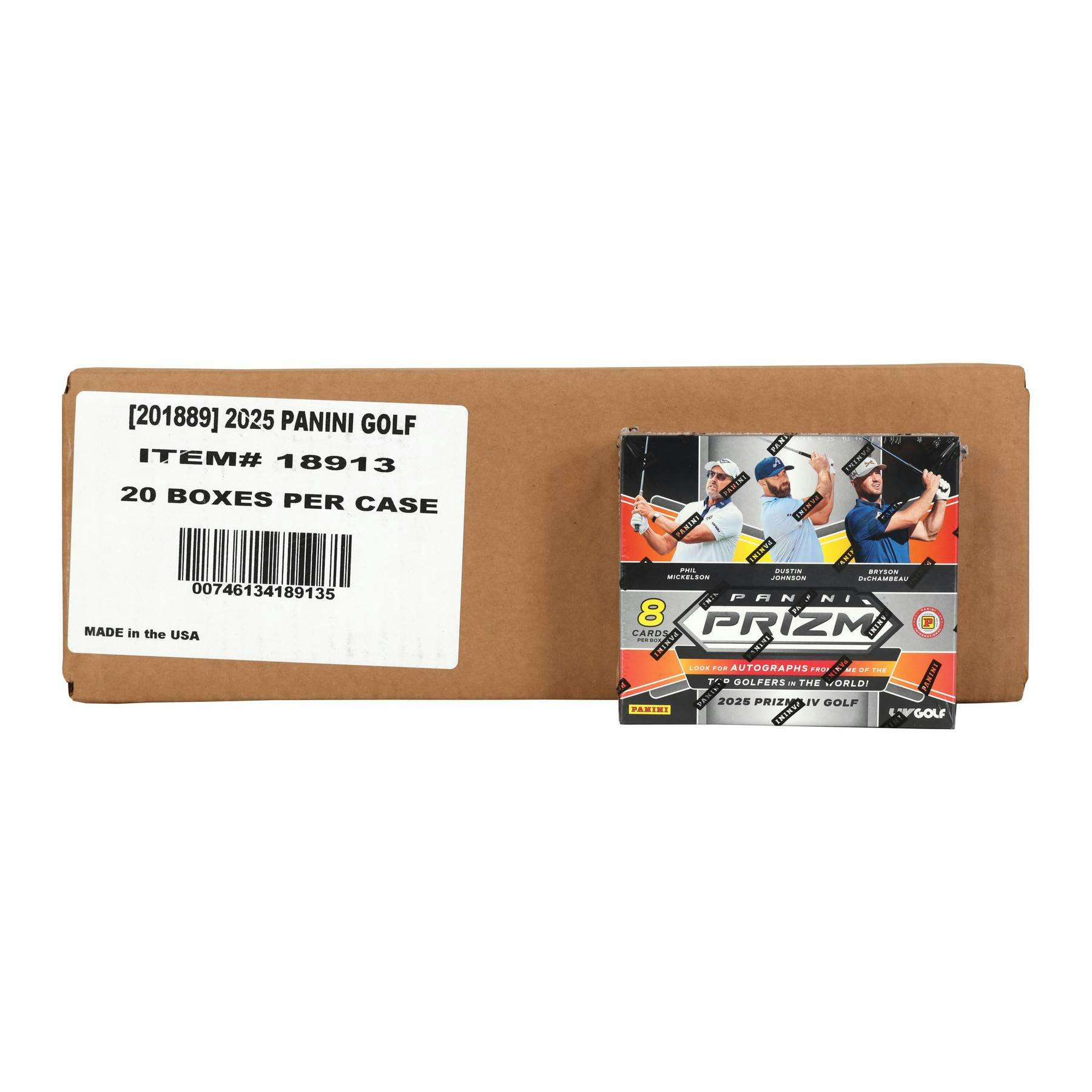 2025 Panini Prizm LIV Golf International Hobby 20-Box Case