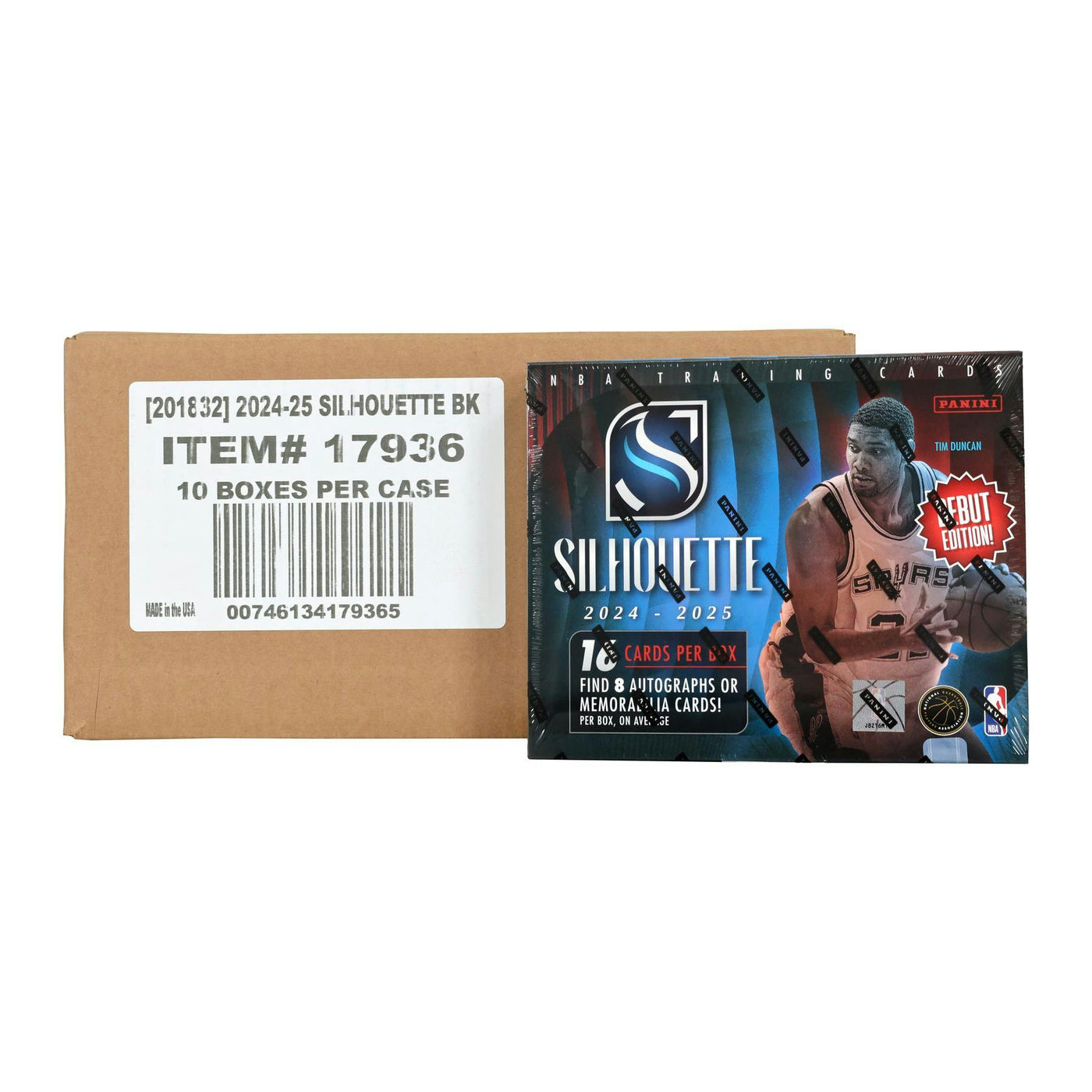 2024/25 Panini Silhouette Basketball Hobby 10-Box Case