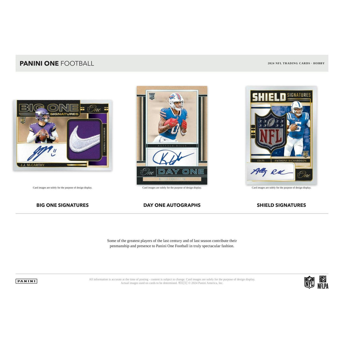 2024 Panini One Football Hobby Box
