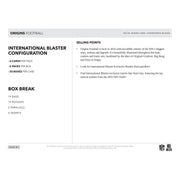 2025 Panini Origins Football International Blaster 20-Box Case
