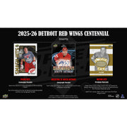 2025/26 Upper Deck Detroit Red Wings Centennial Hockey Hobby 16-Box Case