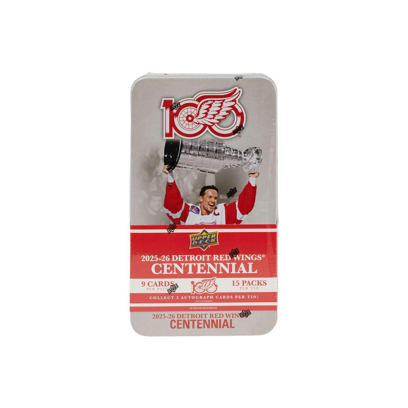 2025/26 Upper Deck Detroit Red Wings Centennial Hockey Hobby Box