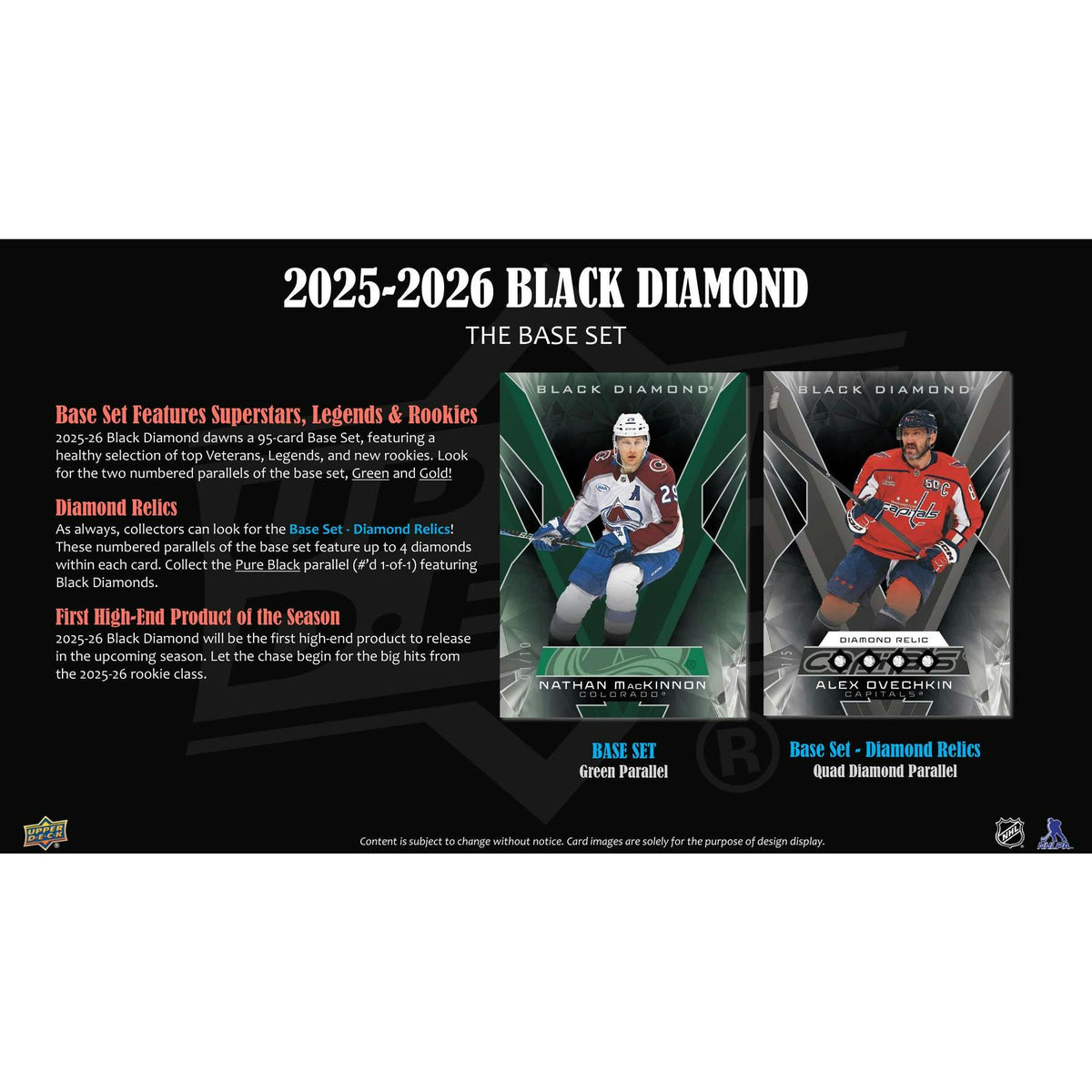 2025/26 Upper Deck Black Diamond Hockey Hobby Box