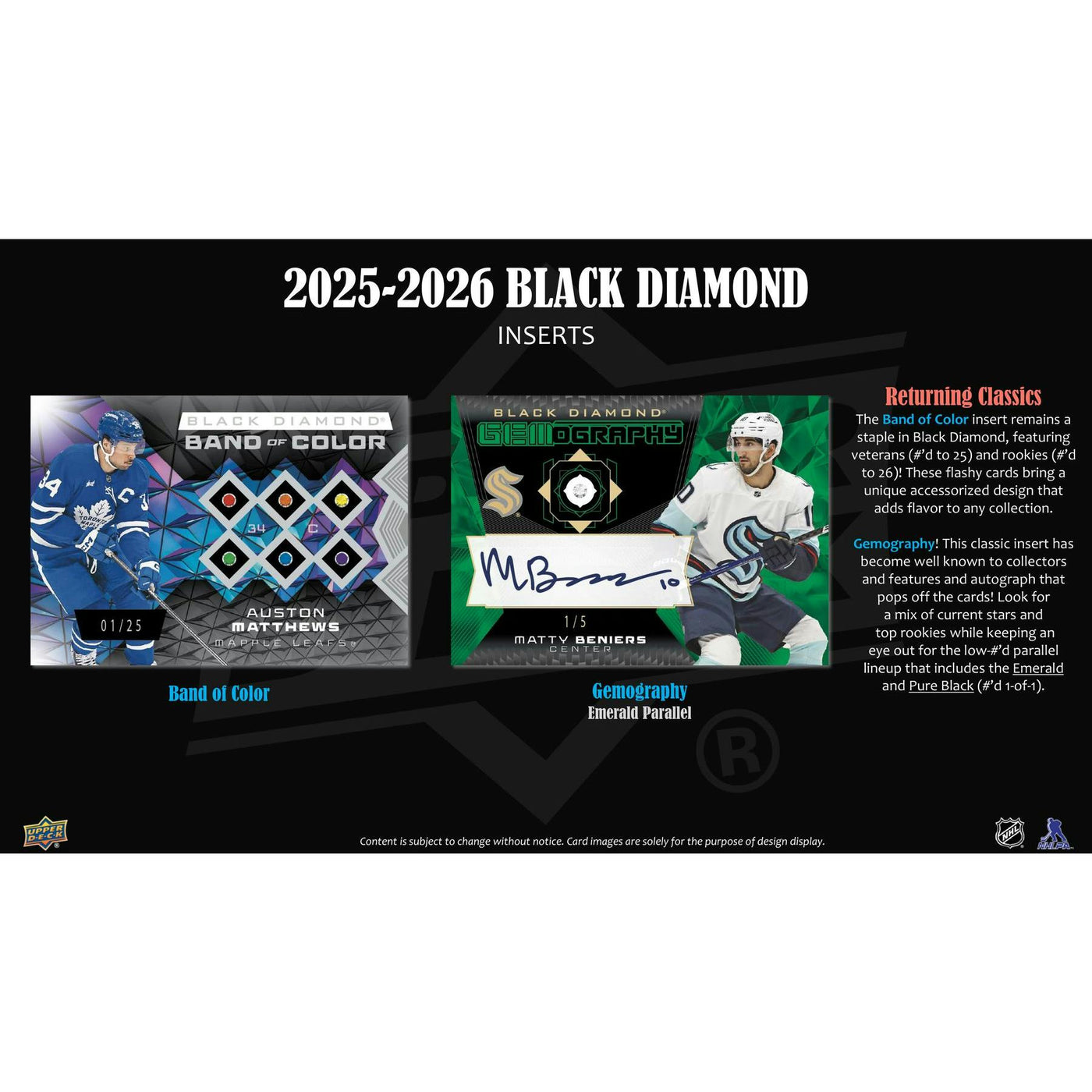 2025/26 Upper Deck Black Diamond Hockey Hobby Box