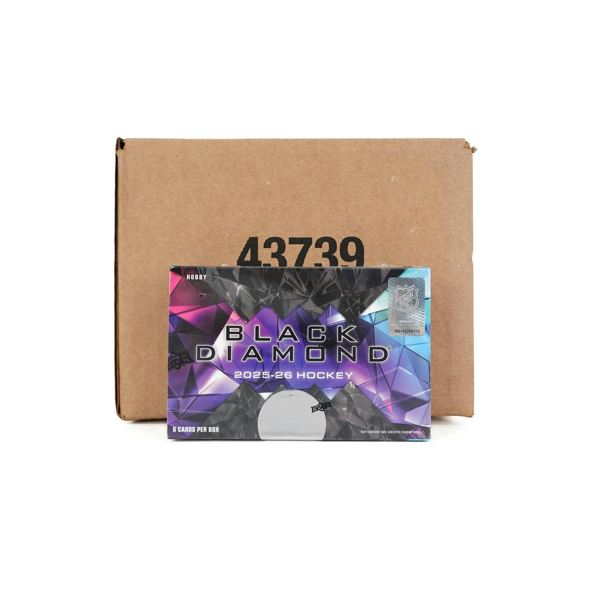 2025/26 Upper Deck Black Diamond Hockey Hobby 10-Box Case