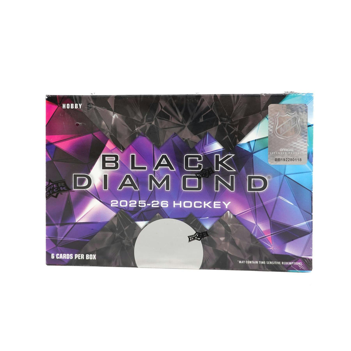 2025/26 Upper Deck Black Diamond Hockey Hobby Box