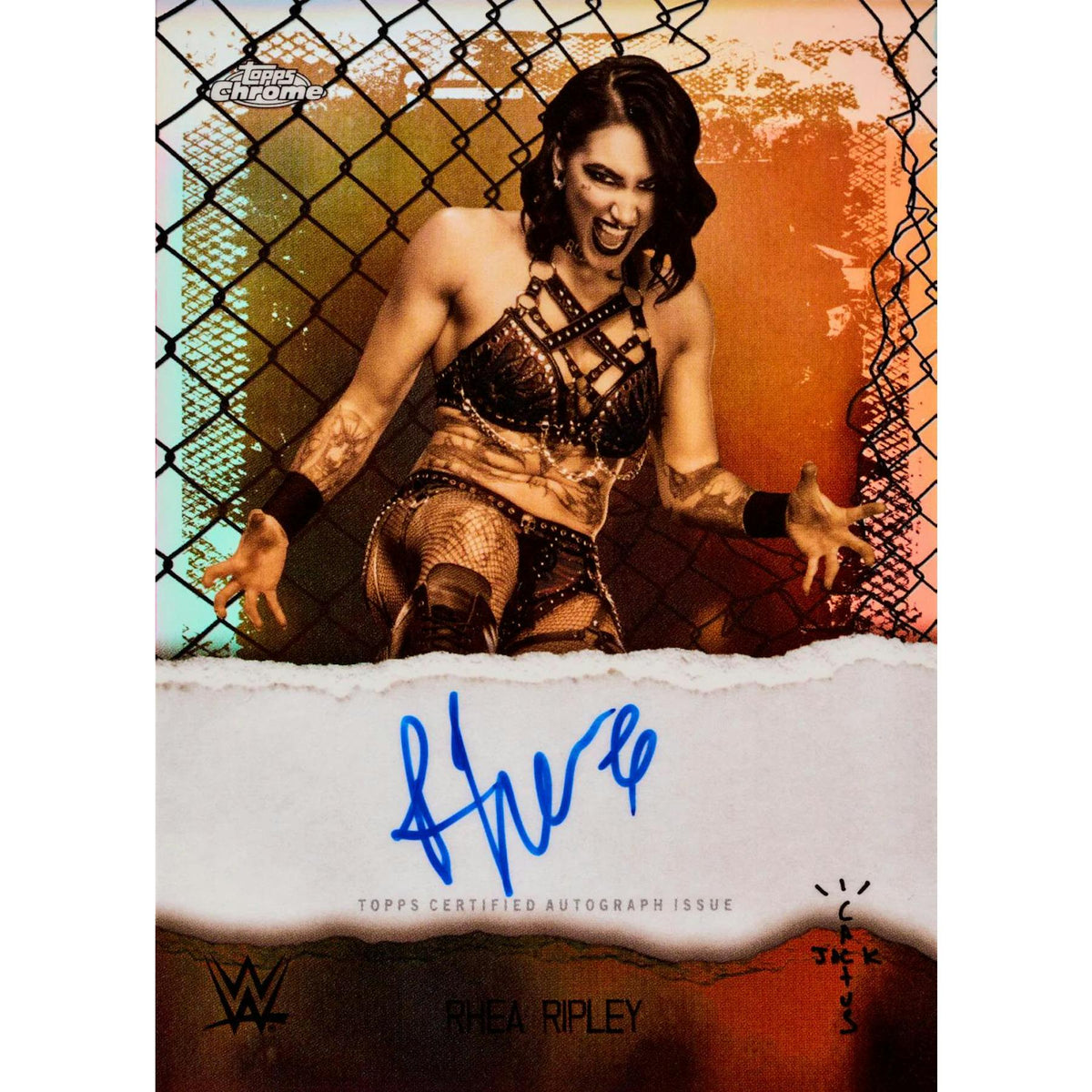 2025 Topps Chrome WWE x Cactus Jack Wrestling Hobby 12-Box Case