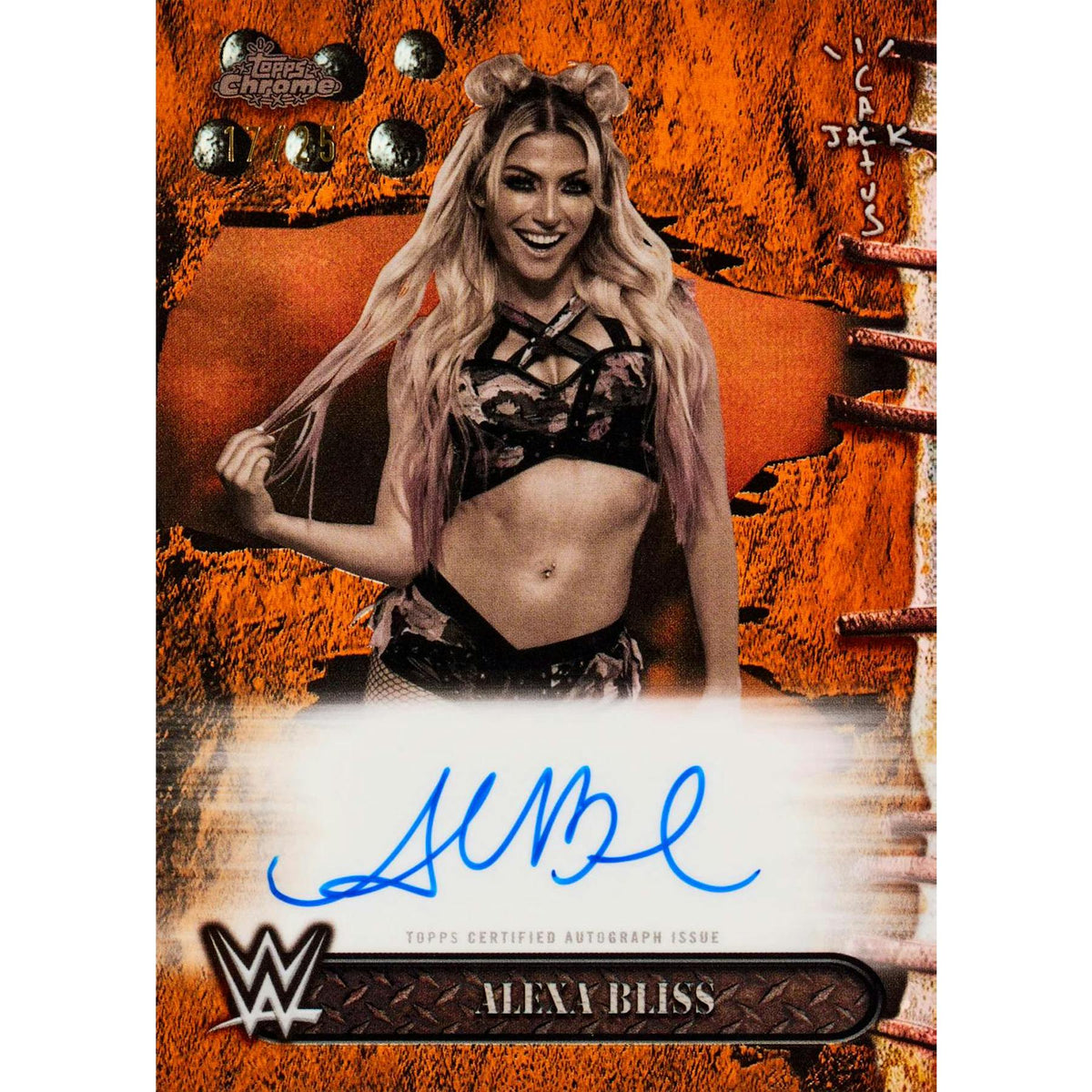2025 Topps Chrome WWE x Cactus Jack Wrestling Hobby Pack