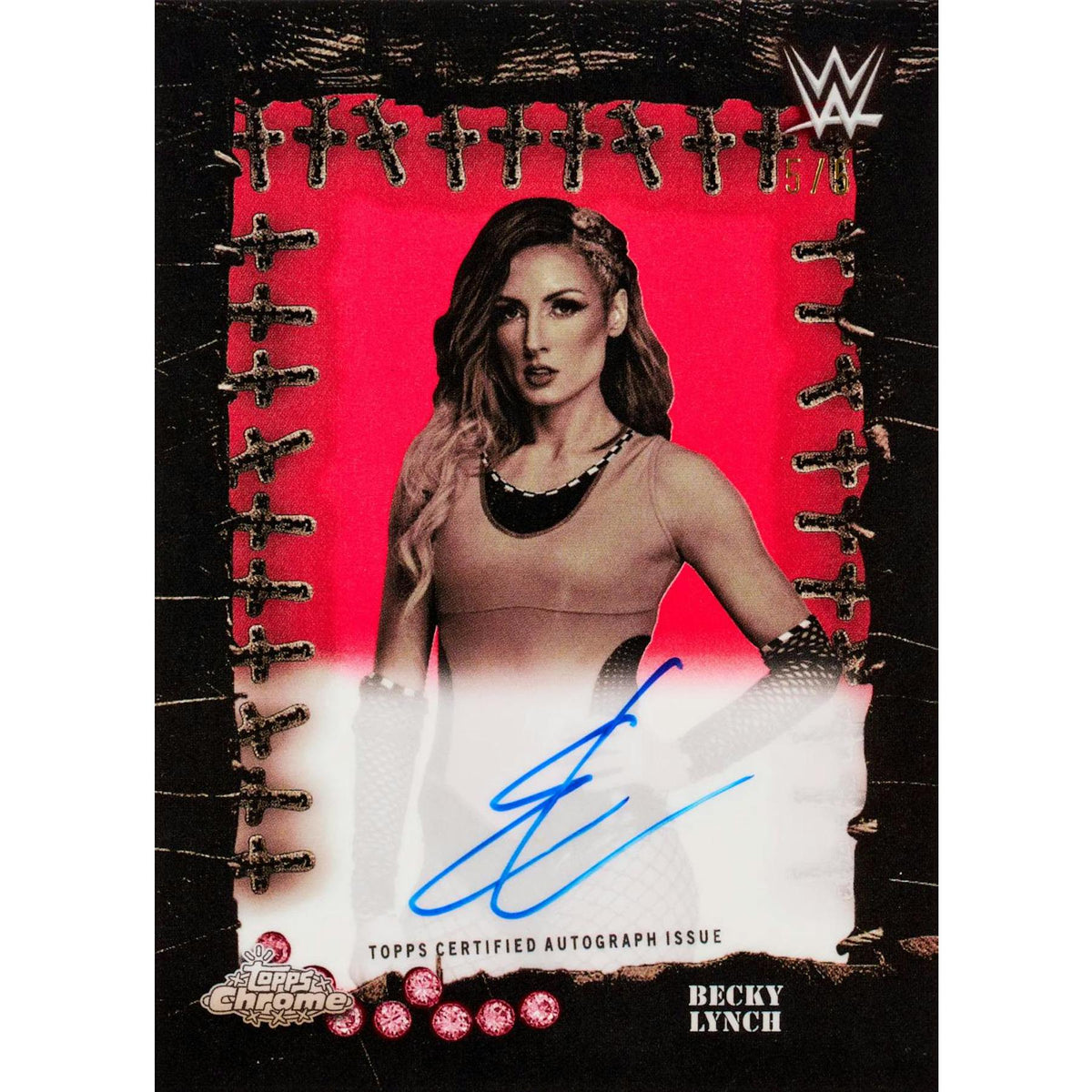 2025 Topps Chrome WWE x Cactus Jack Wrestling Hobby 12-Box Case