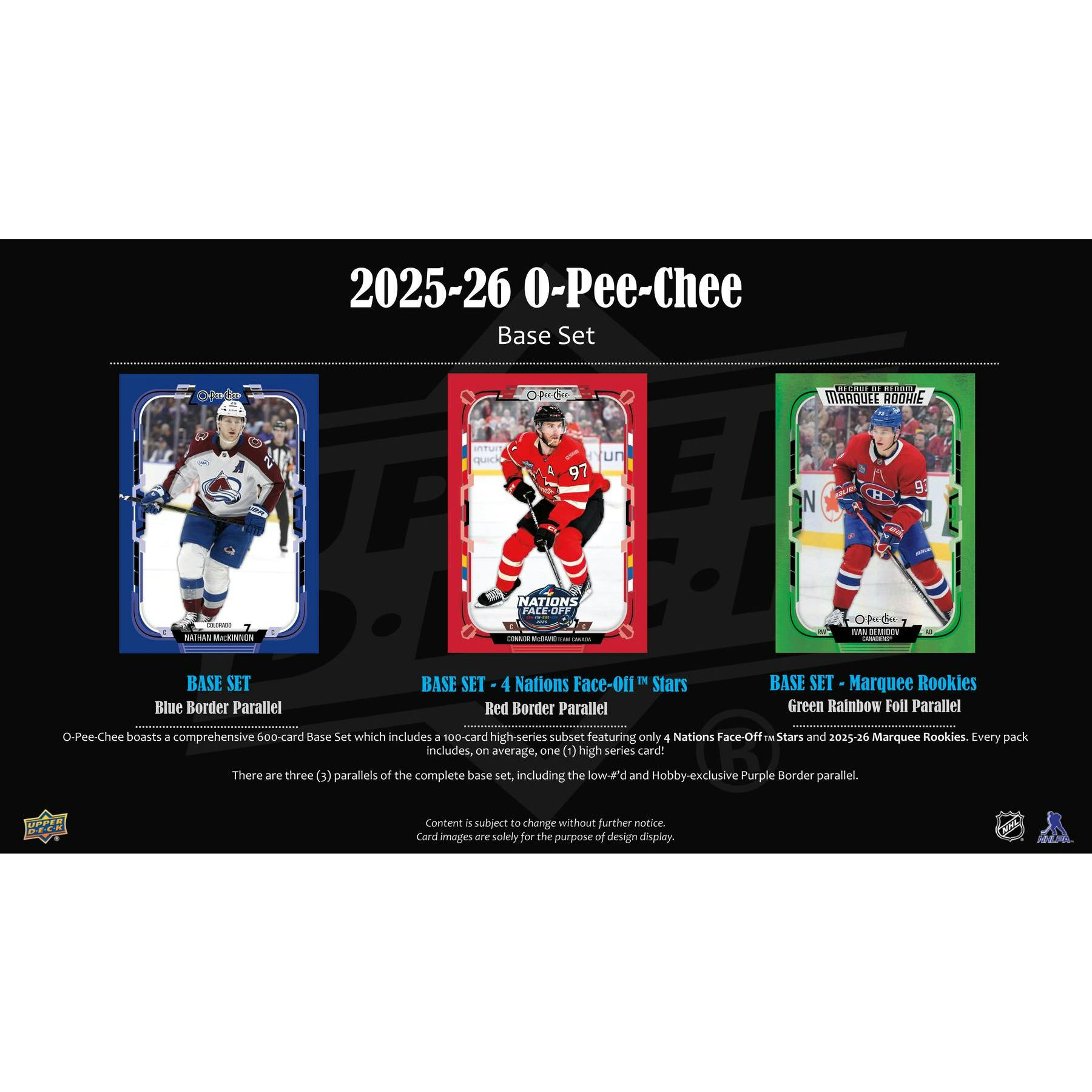2025/26 Upper Deck O-Pee-Chee Hockey Hobby Box