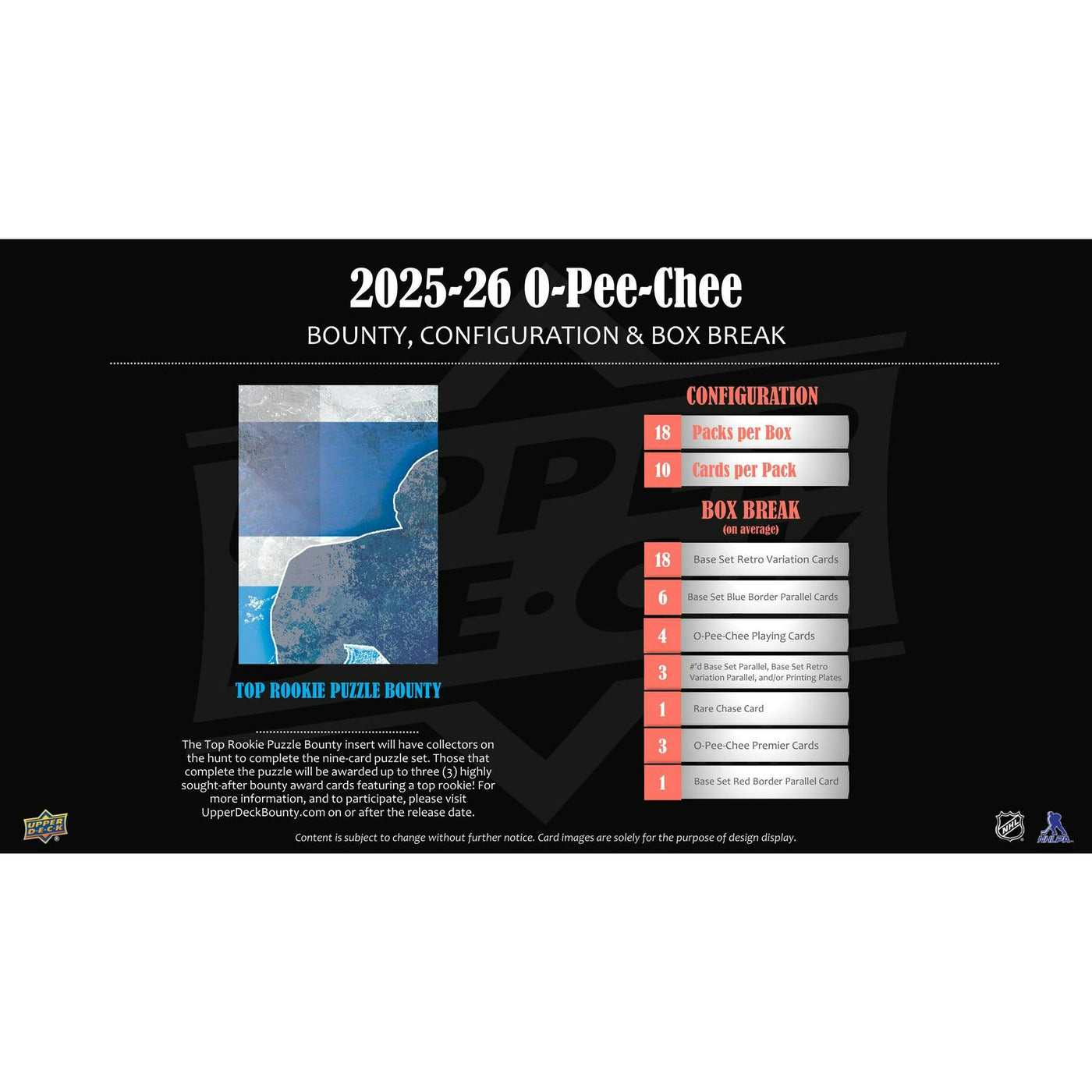 2025/26 Upper Deck O-Pee-Chee Hockey Hobby Box