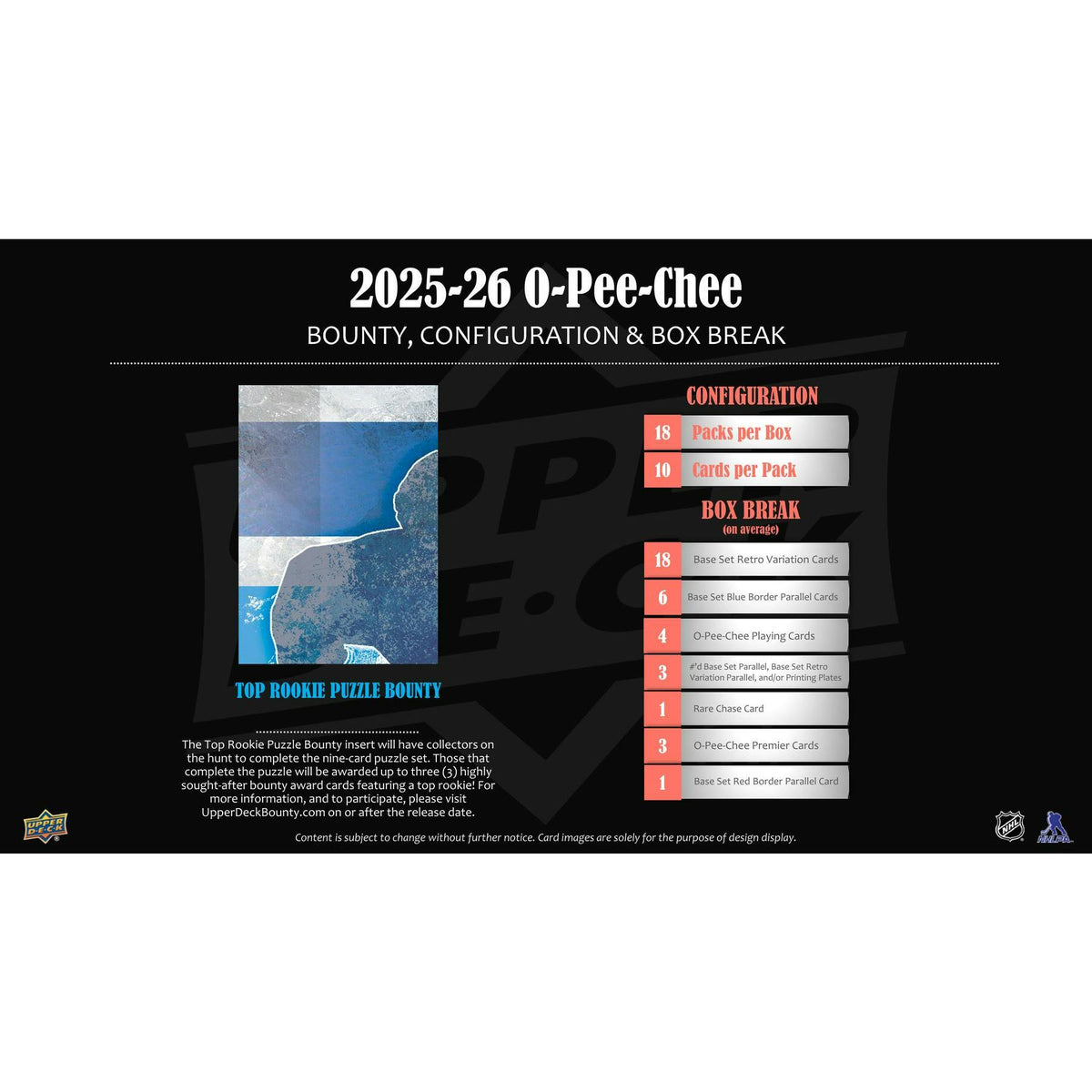 2025/26 Upper Deck O-Pee-Chee Hockey Hobby 16-Box Case