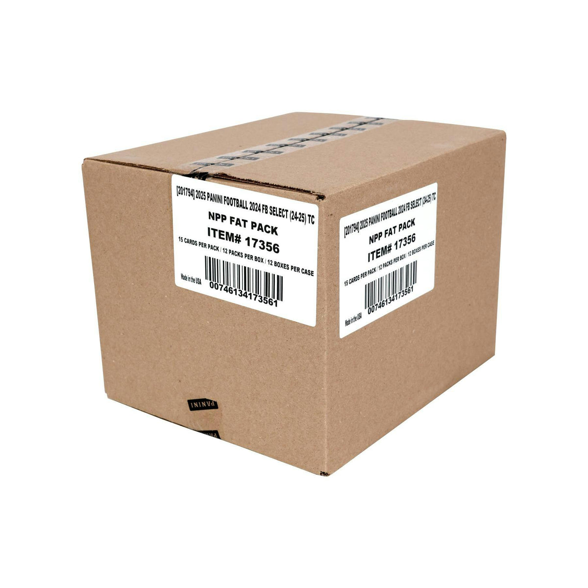 2024 Panini Select Football Jumbo Value 12-Box Case