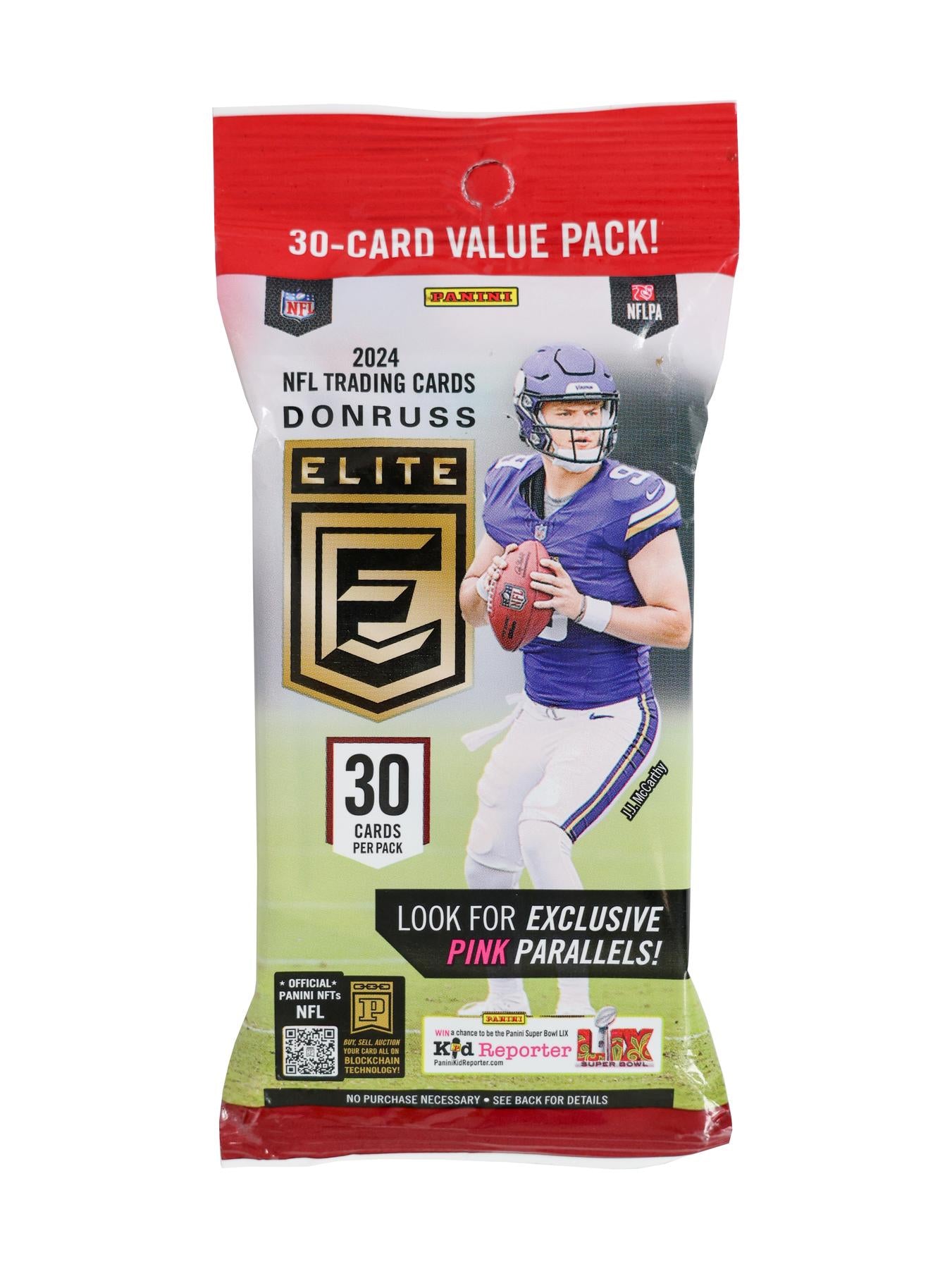 2024 Panini Donruss Elite Football Jumbo Value Pack (Pink Parallels)