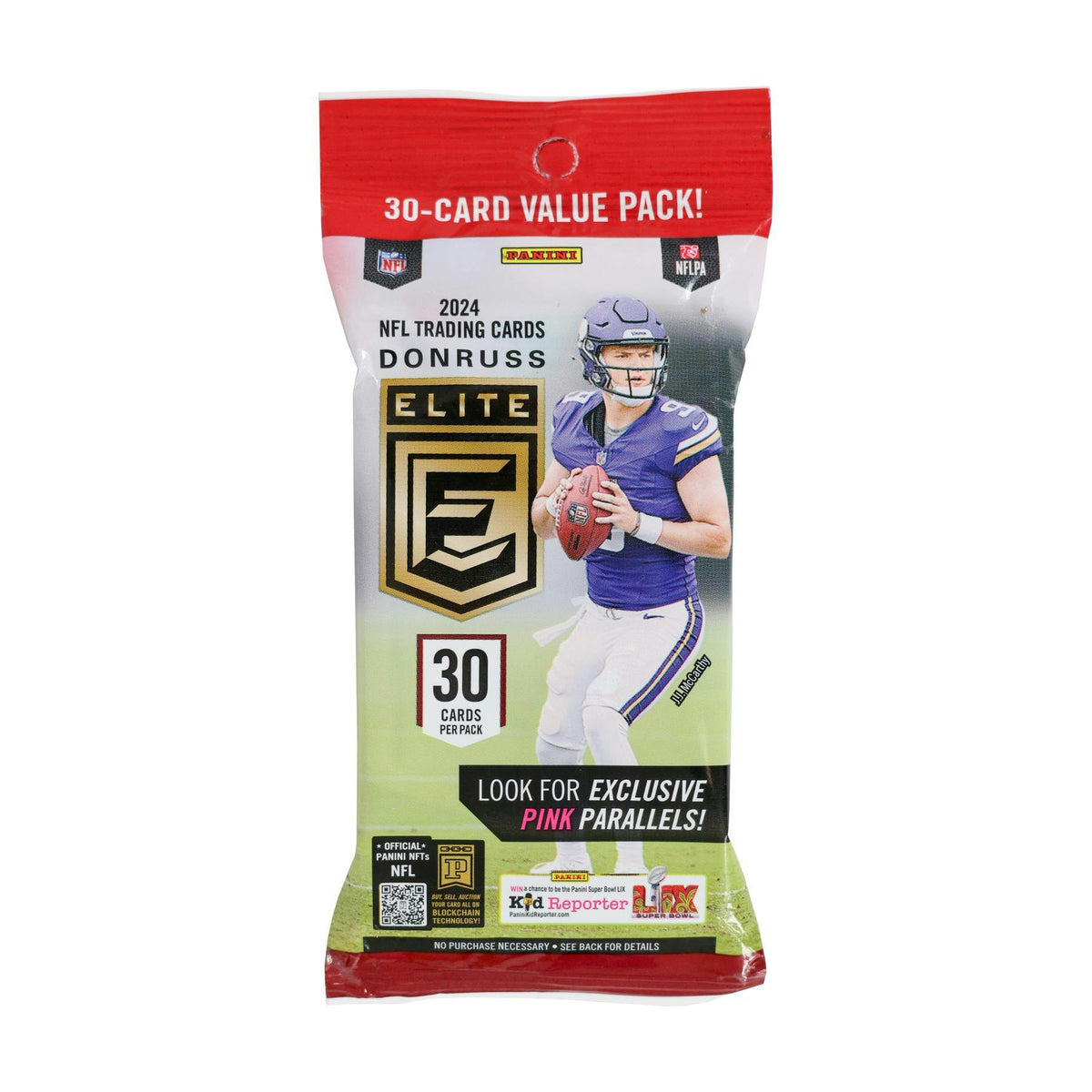 2024 Panini Donruss Elite Football Jumbo Value Pack (Pink Parallels)
