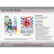 2025 Leaf Vivid Football Hobby Box