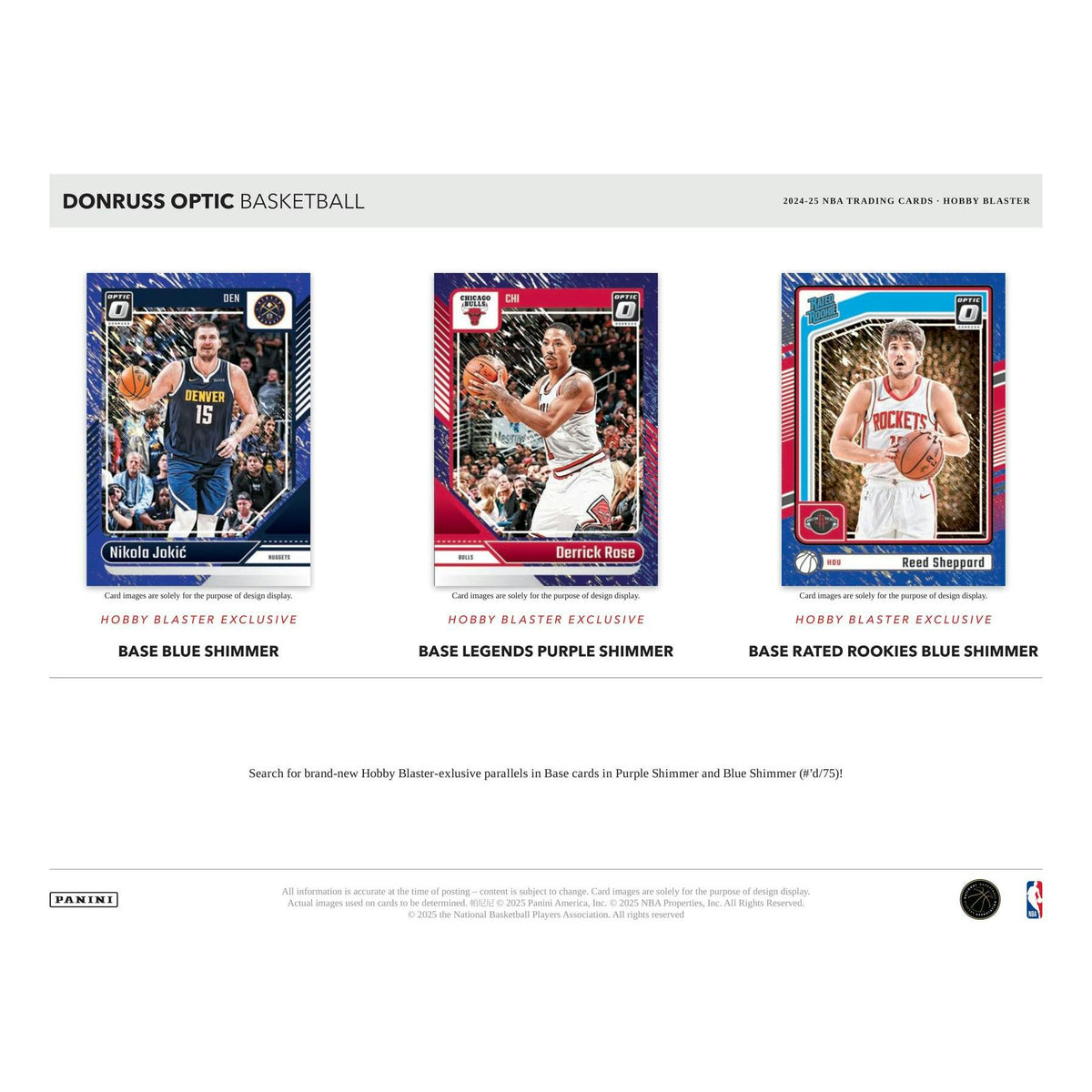 2024/25 Panini Donruss Optic Basketball Blaster Hobby 20-Box Case