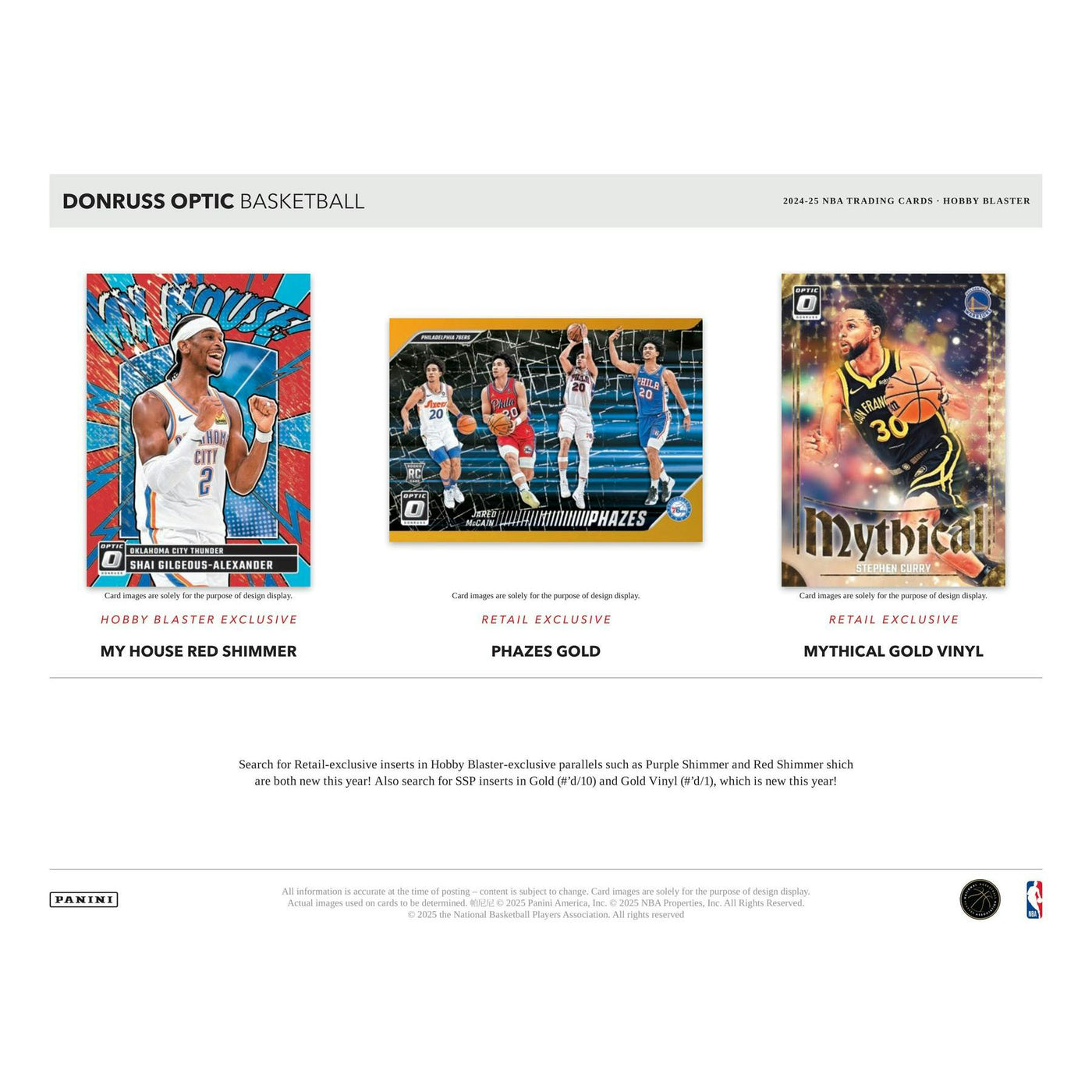 2024/25 Panini Donruss Optic Basketball Blaster Hobby 20-Box Case