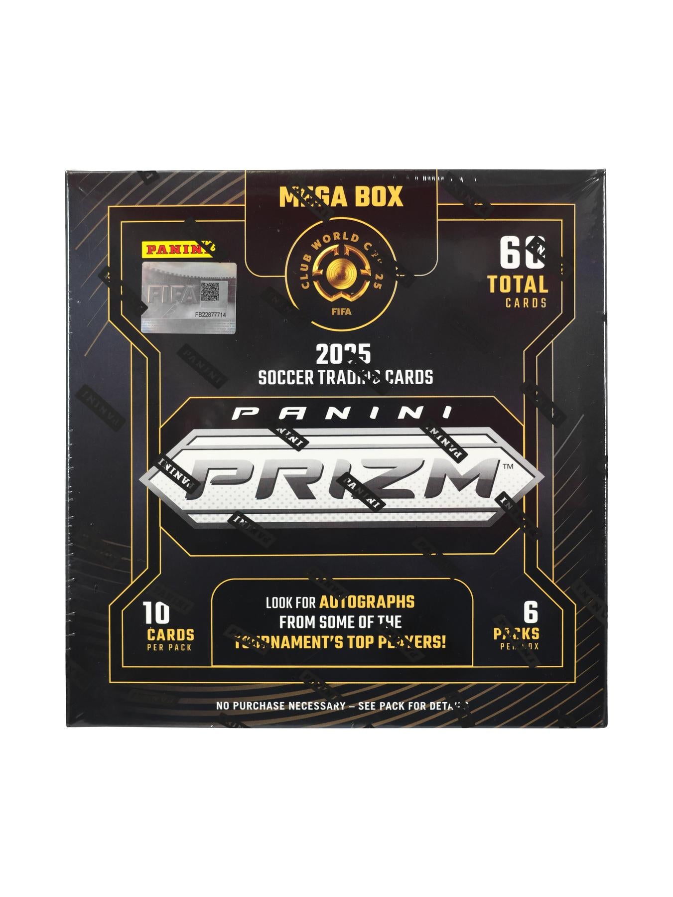 2025 Panini Prizm FIFA Club World Cup Soccer Mega Hobby Box