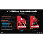 2025/26 Upper Deck Chicago Blackhawks Centennial Hockey Hobby Box