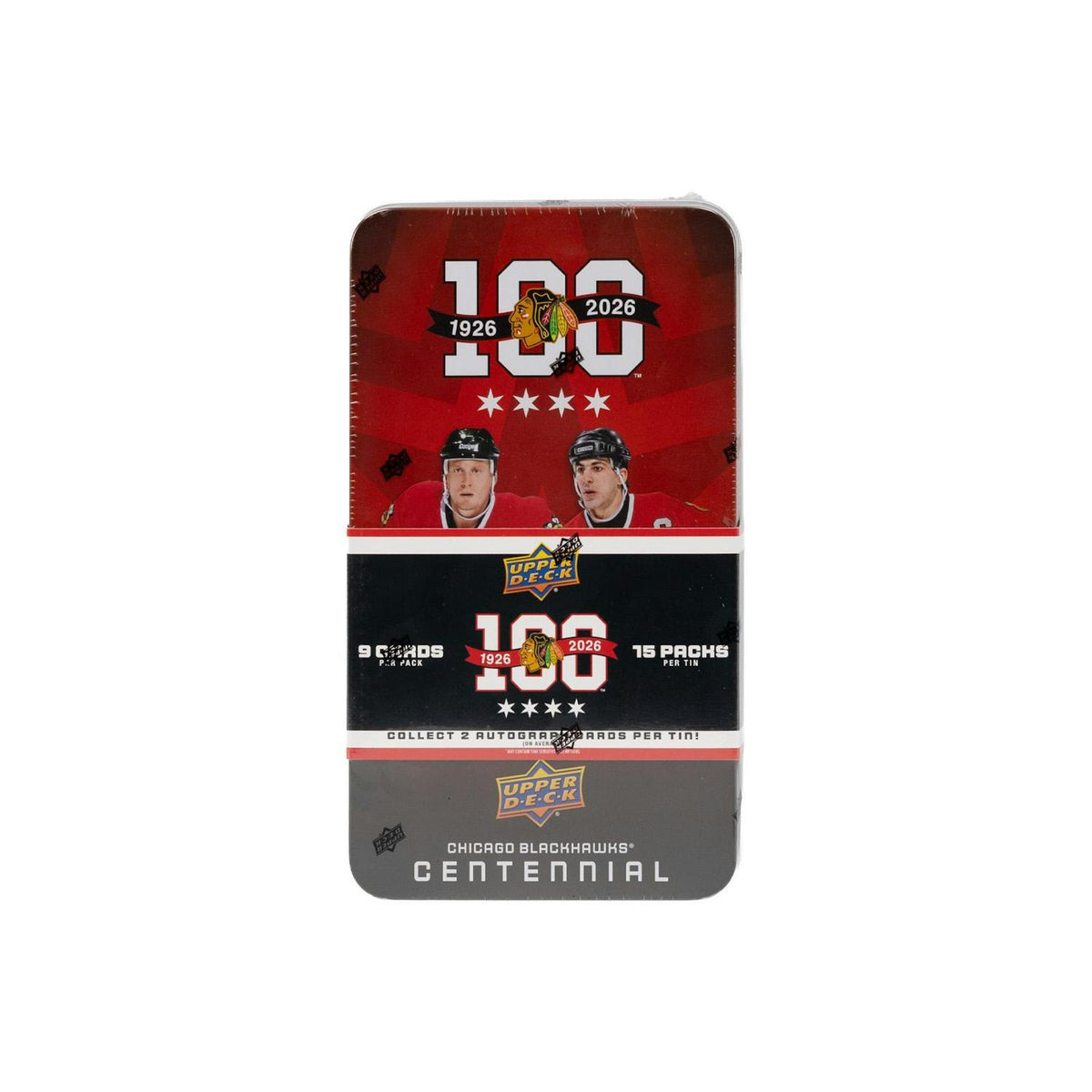 2025/26 Upper Deck Chicago Blackhawks Centennial Hockey Hobby 16-Box Case