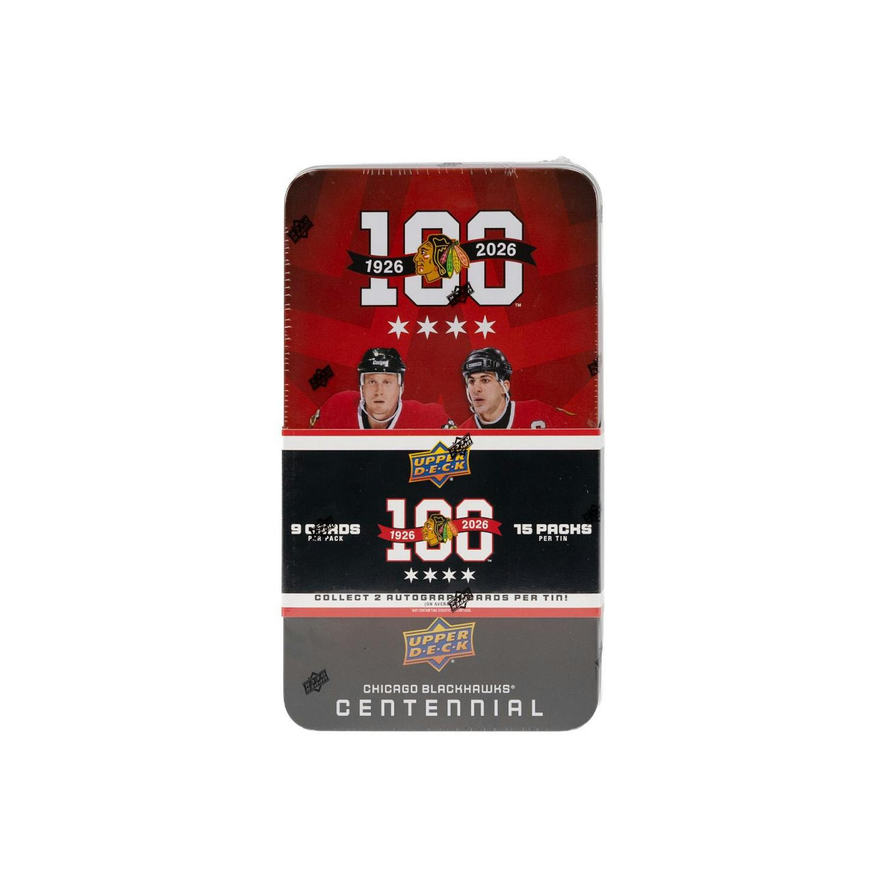2025/26 Upper Deck Chicago Blackhawks Centennial Hockey Hobby 16-Box Case
