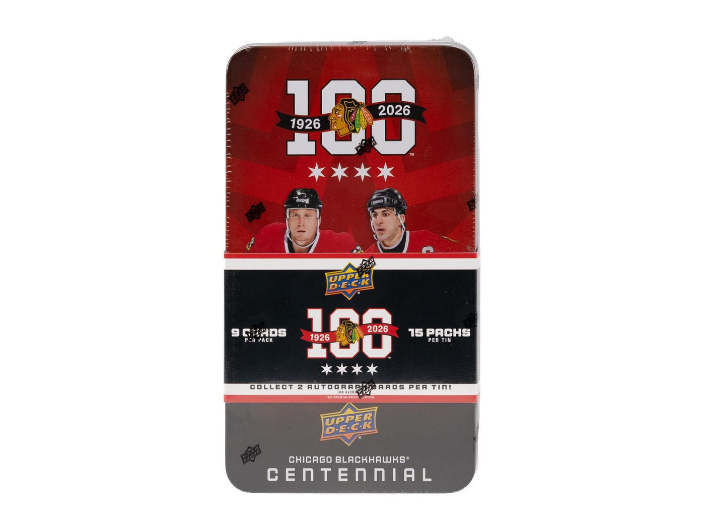 2025/26 Upper Deck Chicago Blackhawks Centennial Hockey Hobby Box