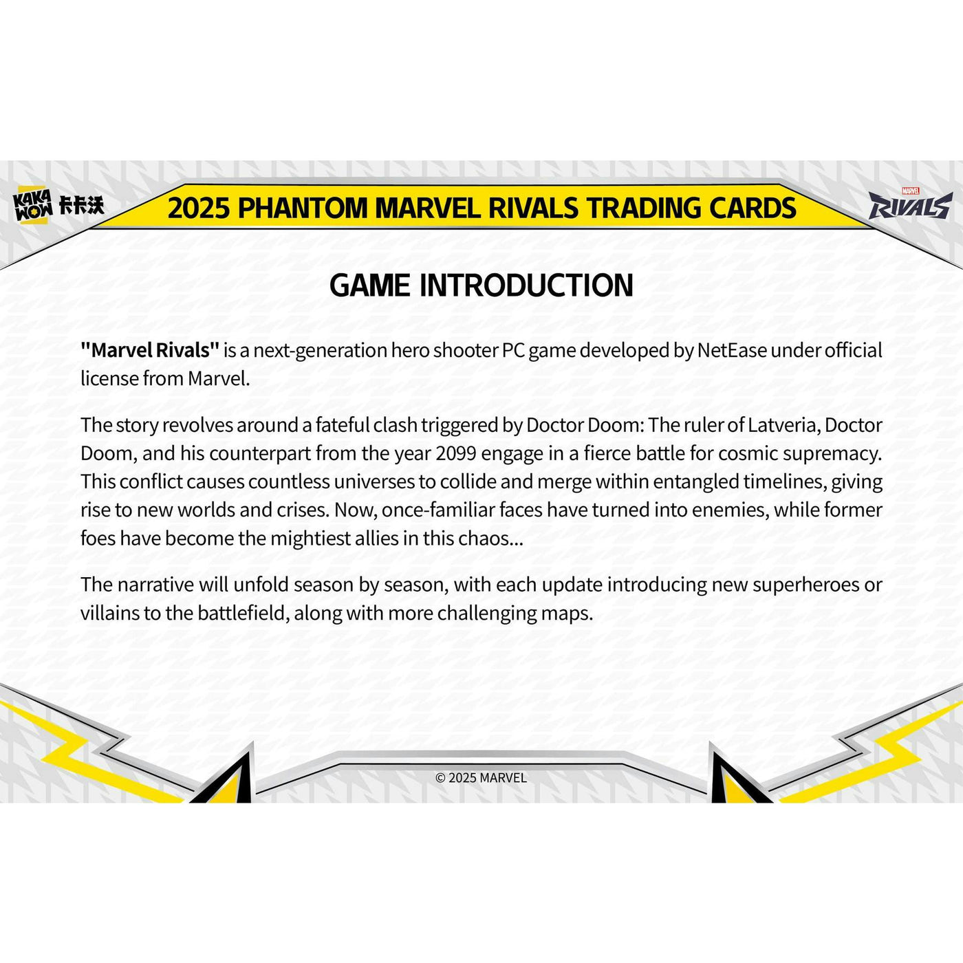 2025 Kakawow Marvel Rivals Phantom Hobby 10-Box Case