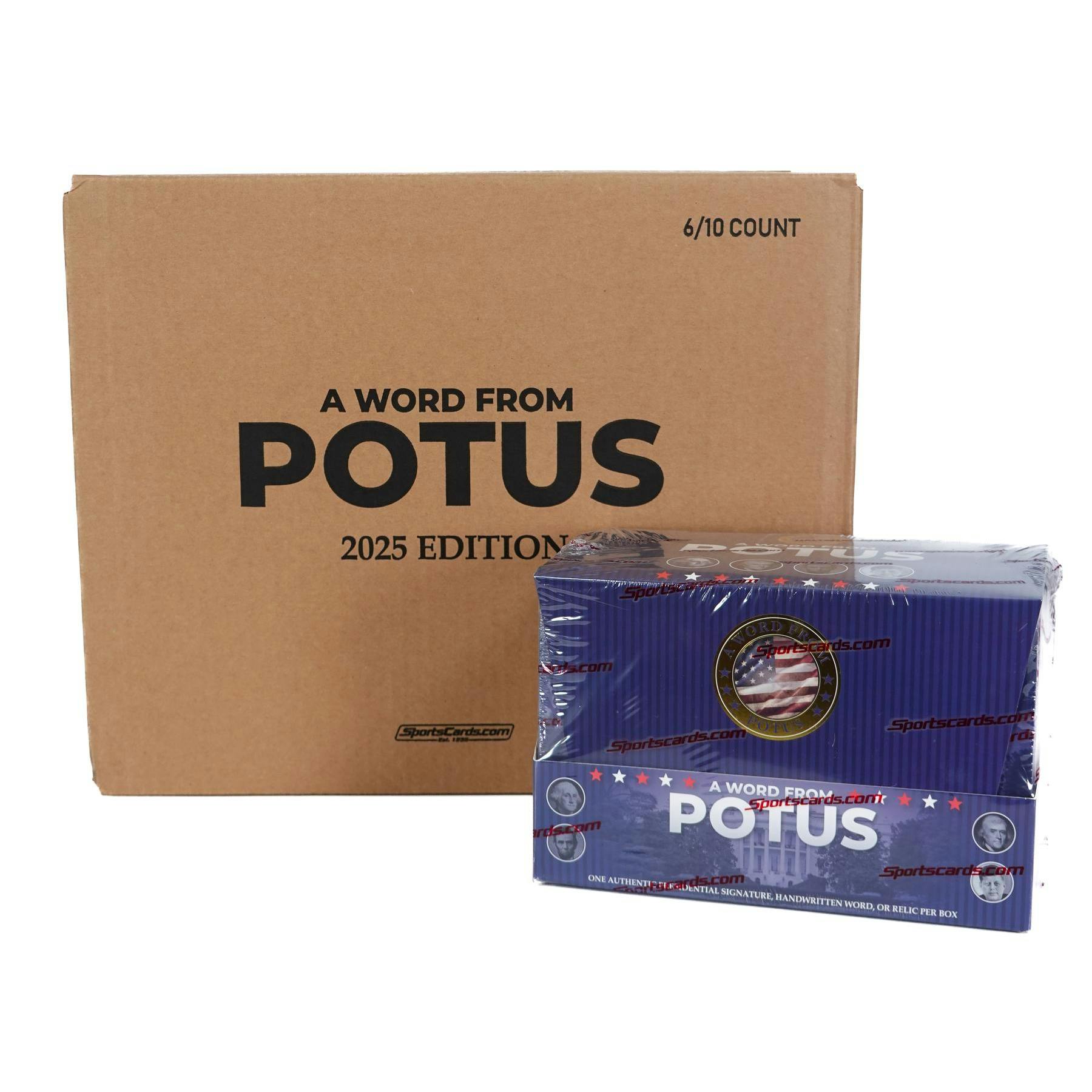 2025 POTUS A Word from the President Hobby 6-Display Case