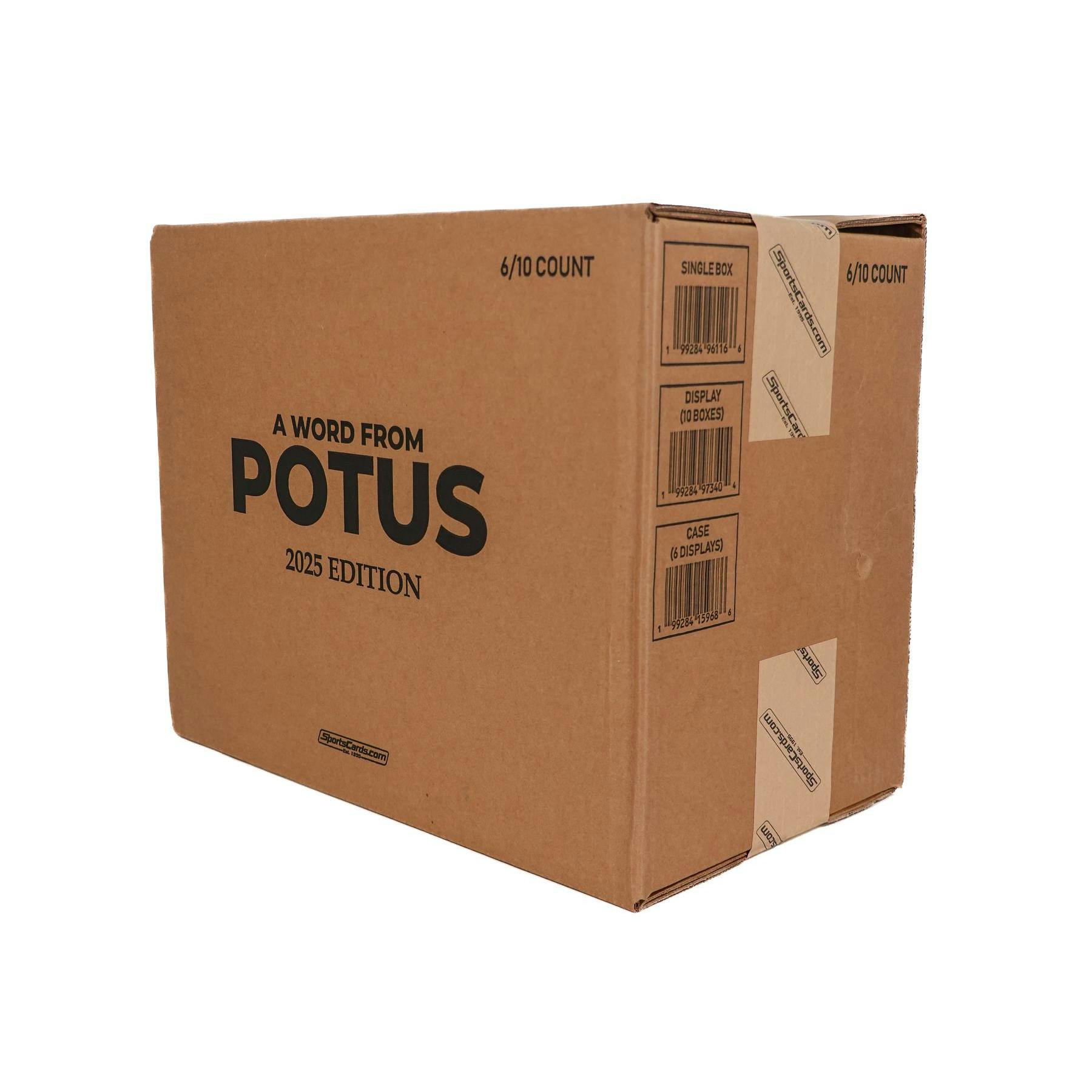 2025 POTUS A Word from the President Hobby 6-Display Case