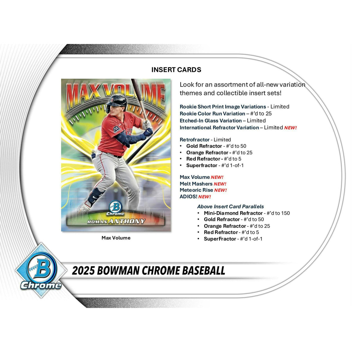 2025 Bowman Chrome Baseball Hobby Pack