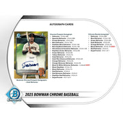 2025 Bowman Chrome Baseball Hobby Box