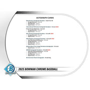 2025 Bowman Chrome Baseball Hobby Pack